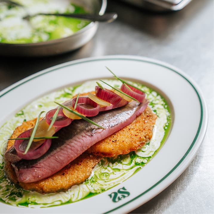 Restaurant interior detail